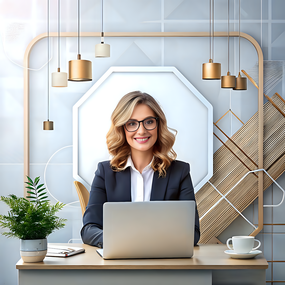 欧美职场办公商务美女图片